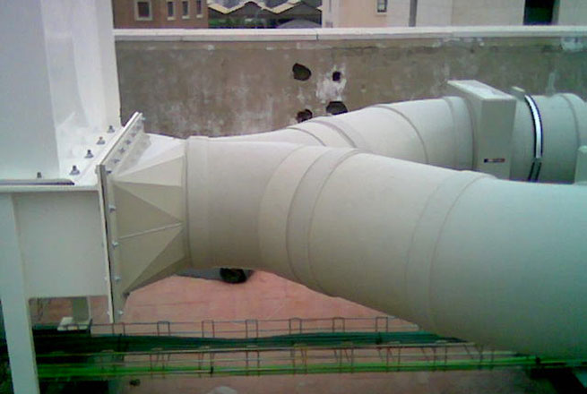 Instalación para extracción de gases
